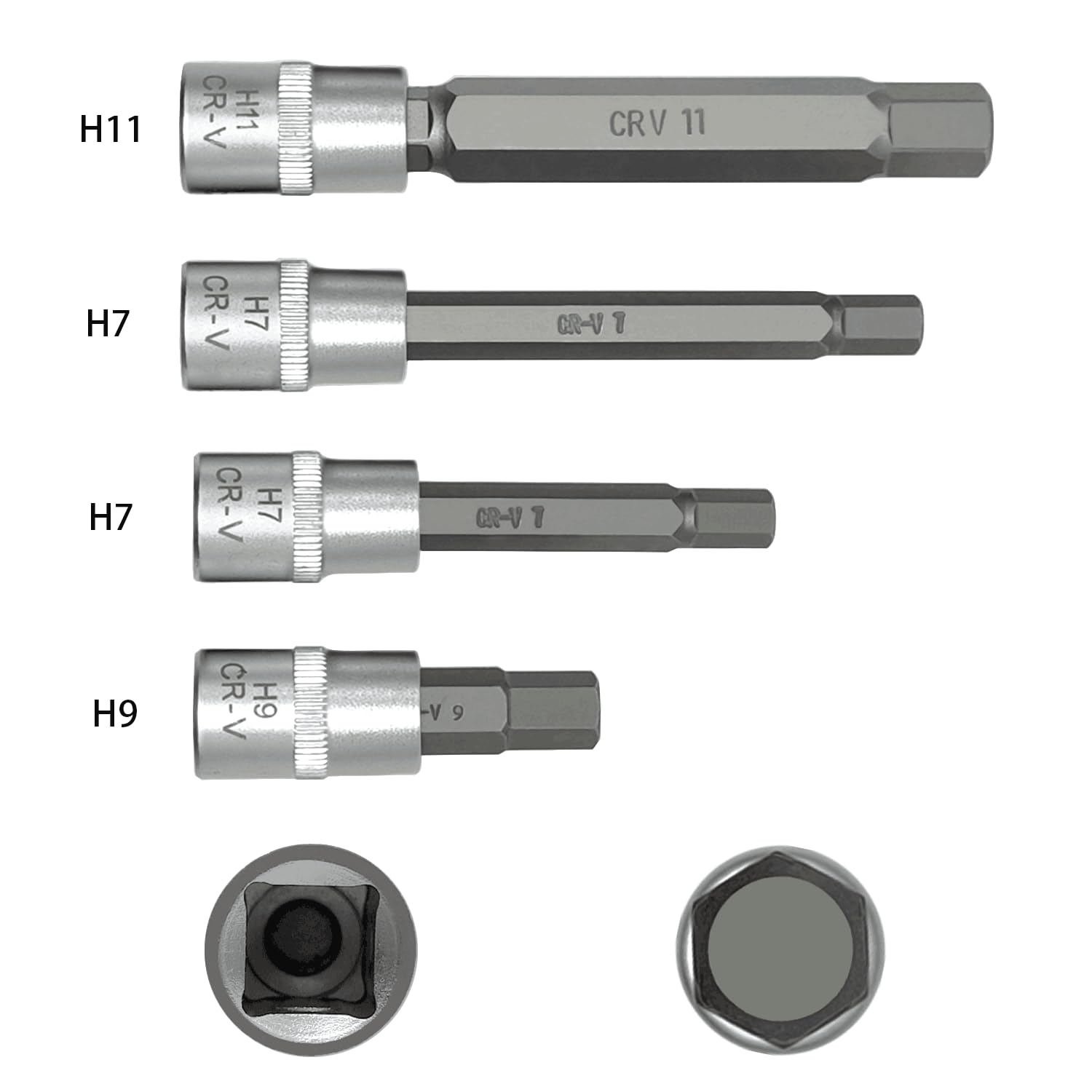 17PCS Universal Master Brake Caliper Socket Set Compatible with Most Cars, Brake Caliper Removal Tool Kit