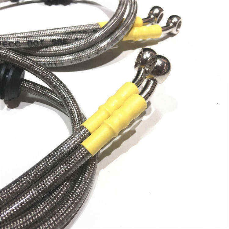 Stainless Steel Braided Brake Pipe Hose Is Used for Automobile Modified Caliper Steel Throat Brake Oil Pipe