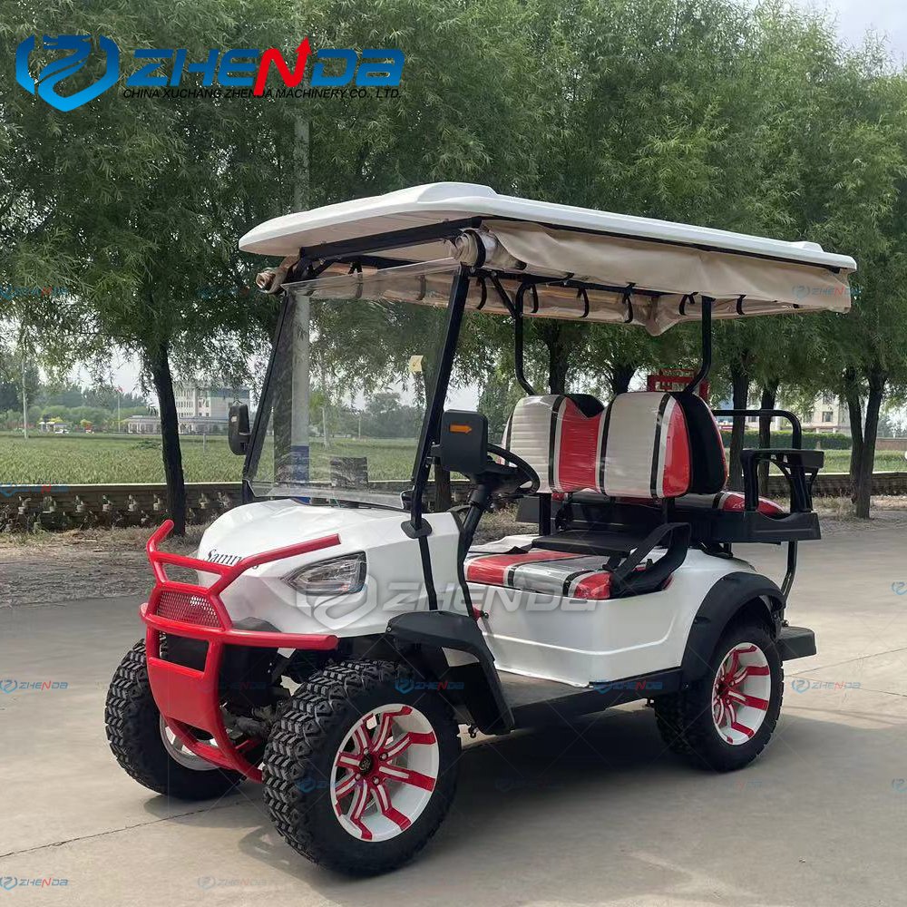 2025 Wholesale Golf Cart Electric Utility Vehicle Golf Cart 4 Seater Solar Powered Golf Cart Luxury/special Transportation