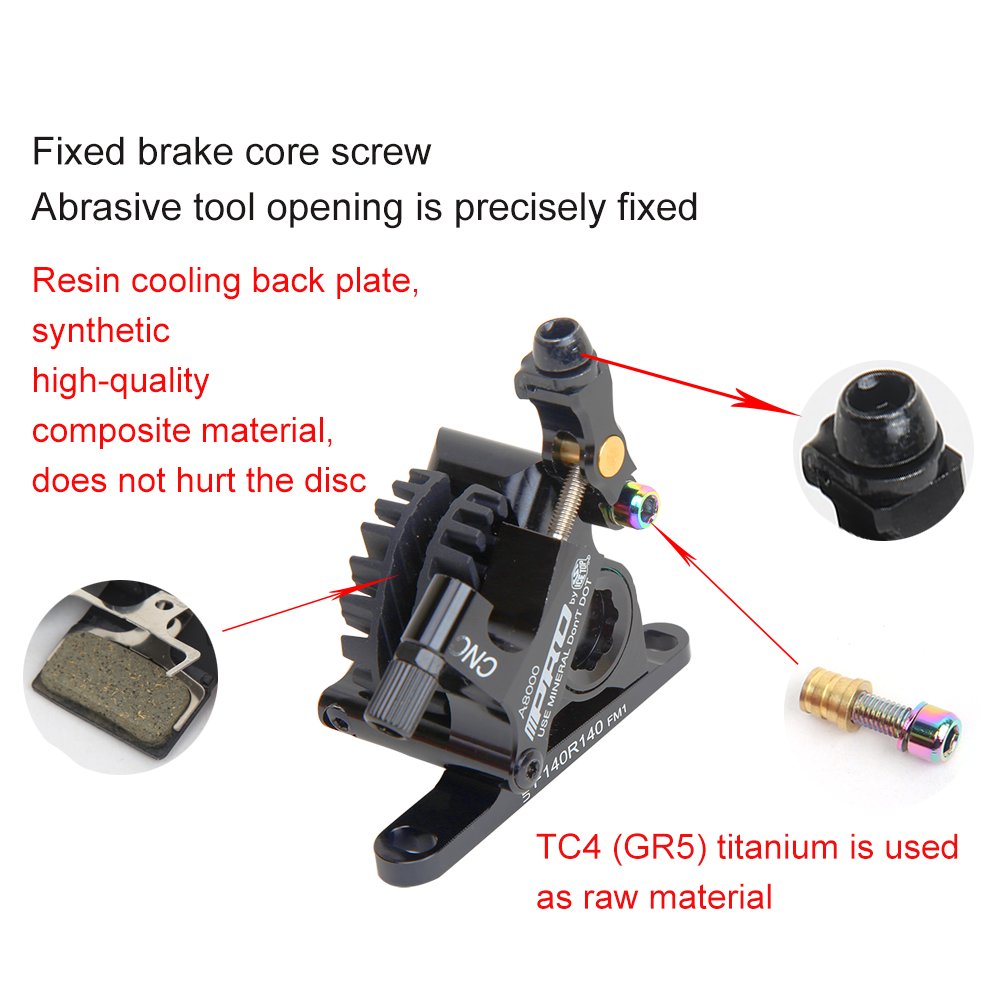 High Quality IIIPRO 140mm Road Bike CNC Wire Pull Double-Sided Drive Bicycle Hydraulic Disc Brake Caliper