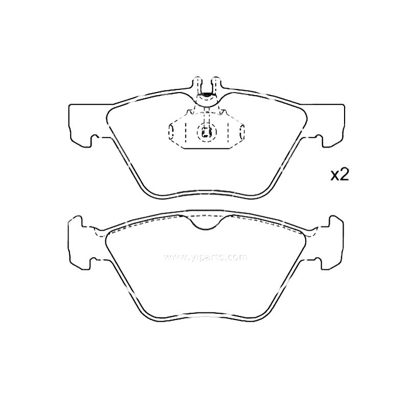 SDCX D740 Auto Parts Brake Pad Factory High Quality Brake Shoe Top High Quality for Different Countries Brand Mercedes-Benz