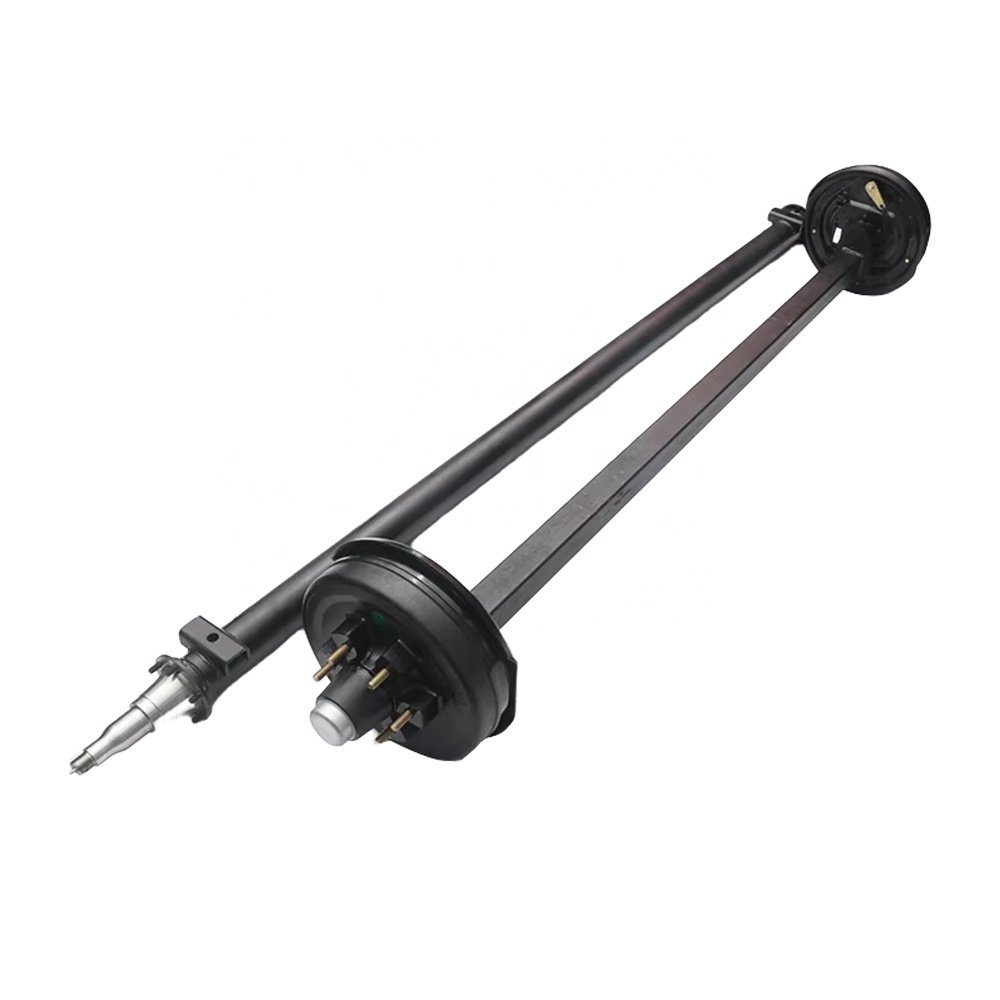 China Factory 6000 lb Axle Parts Trailer Drop Axle With 12 Inch Electric Brake Drum