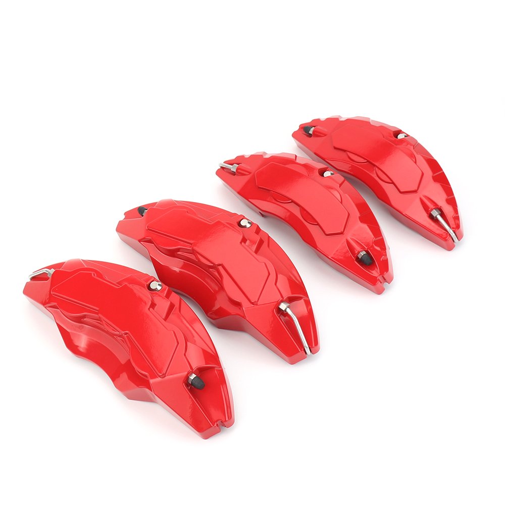 New Red Brake Caliper Covers for Front Car Exterior Accessories Caliper Covers