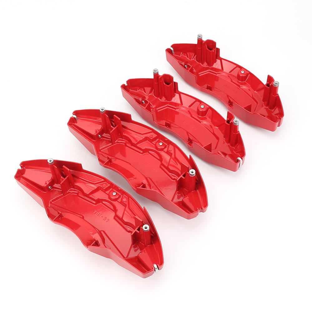 New Red Brake Caliper Covers for Front Car Exterior Accessories Caliper Covers