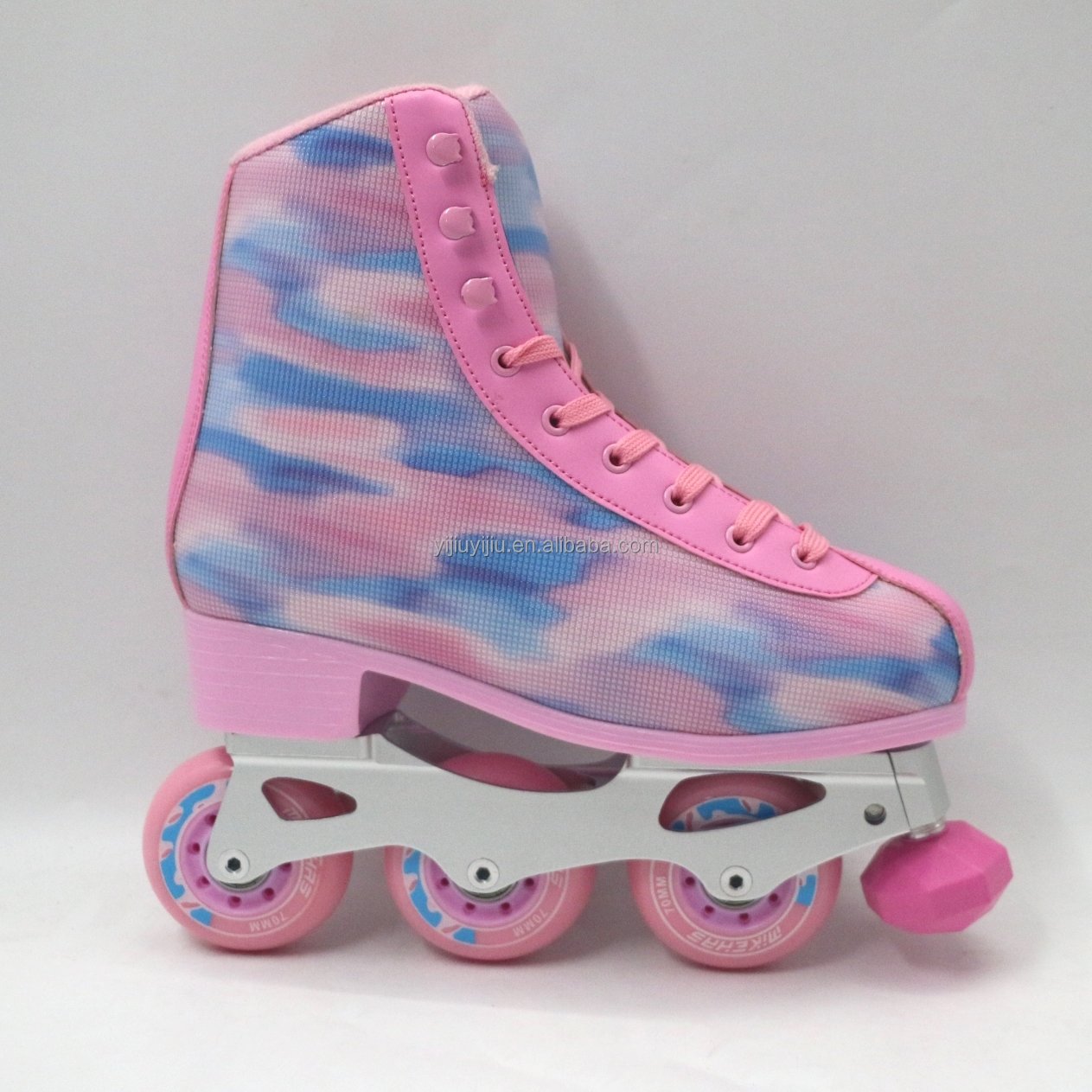 Brake Pink Flashing Roller Children Inline Skate Skate Shoe