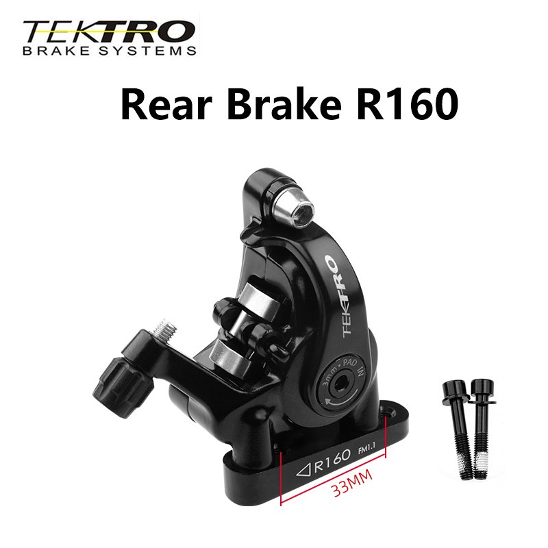 TEKTRO Road Bike Mechanical Disc Brakes MD-C550 Bilateral Brake Piston Pull-by-wire Brake Flat Mount Caliper Bicycle Accessories
