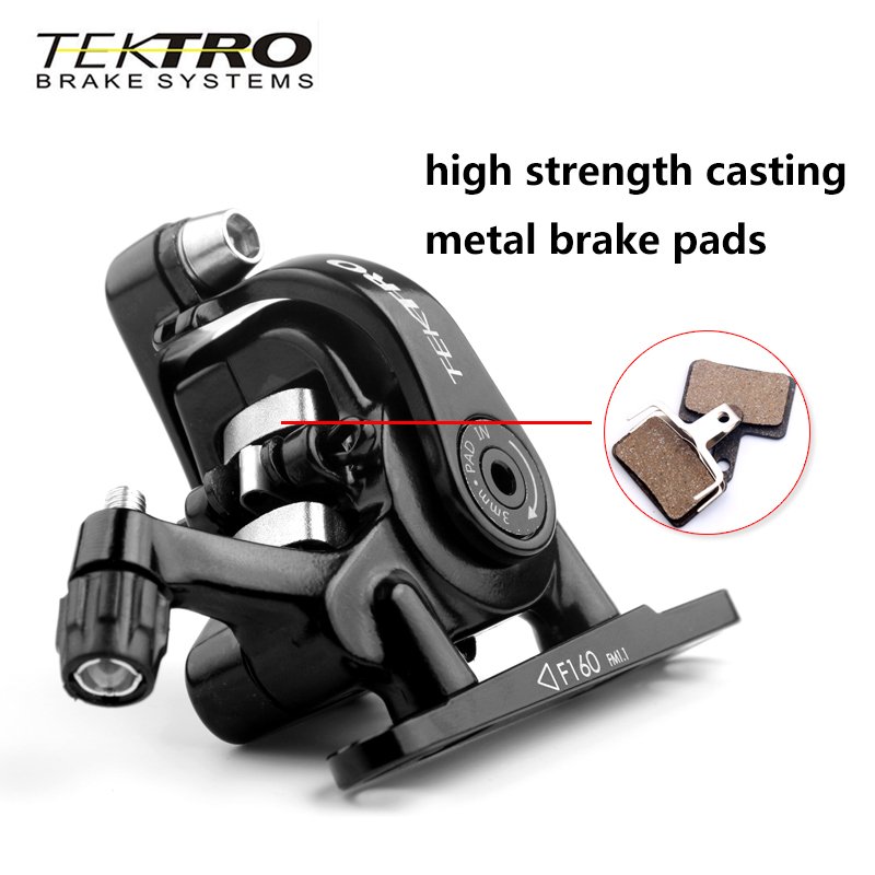 TEKTRO Road Bike Mechanical Disc Brakes MD-C550 Bilateral Brake Piston Pull-by-wire Brake Flat Mount Caliper Bicycle Accessories