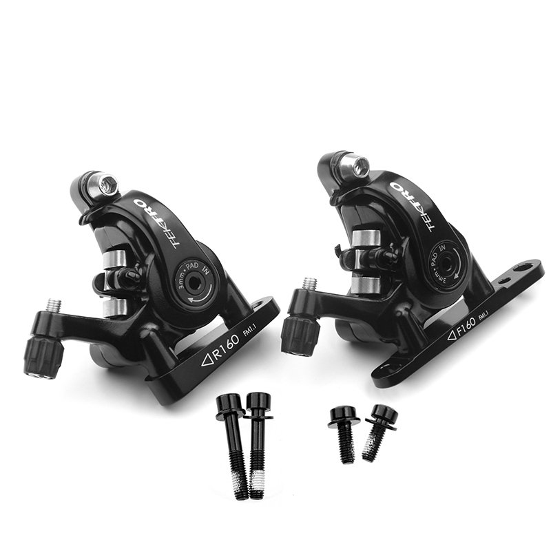 TEKTRO Road Bike Mechanical Disc Brakes MD-C550 Bilateral Brake Piston Pull-by-wire Brake Flat Mount Caliper Bicycle Accessories
