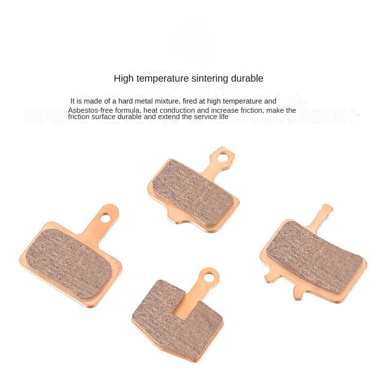 High Temperature Sintering Metal Bicycle Brake Pads Bike Cycle Metal Hydraulic Disc Brake Pad for Ebike Scooter MTB Road