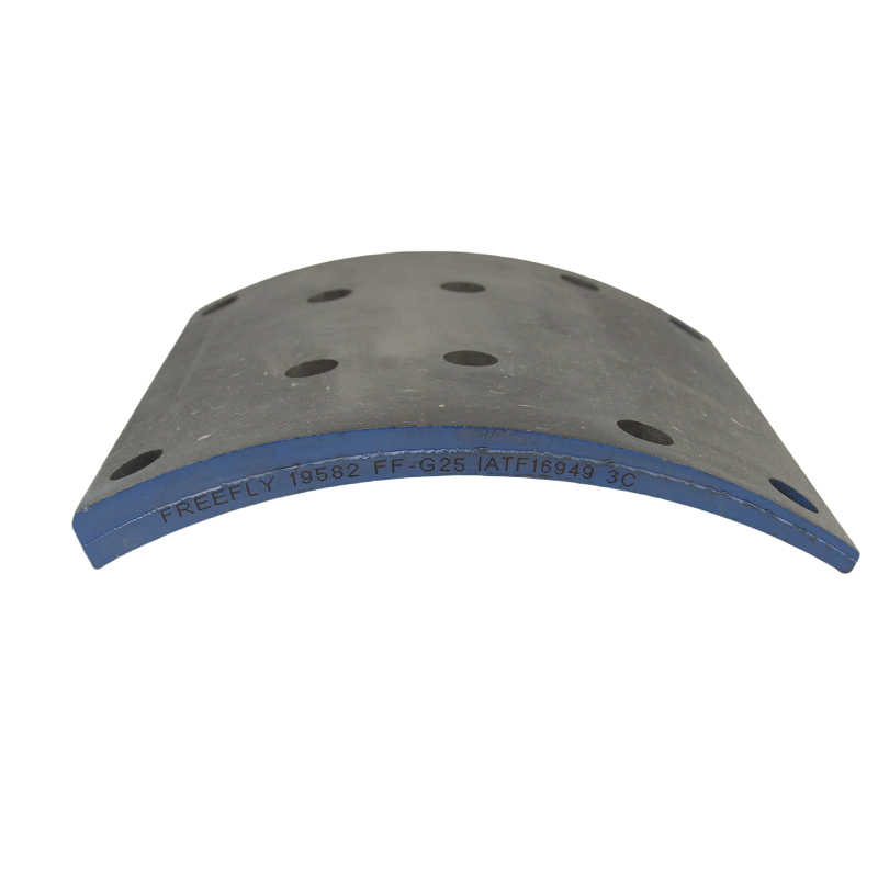 Heavy Duty Drum Brake Lining WVA 19582 Wear Resistance Bus Brake Pad Brake Shoe Lining MB/76/1 for MAN SHACMAN