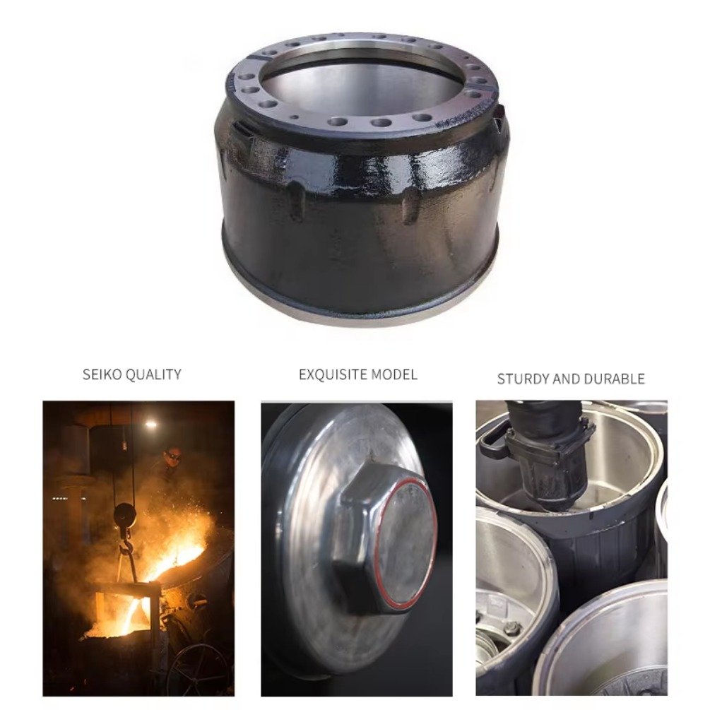 Hot Selling High Quality Heavy Duty Truck Rear Axle Brake Drum 6743561202 for MERCEDES-BENZ