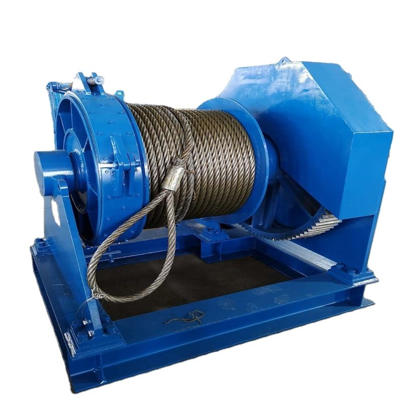 Single or Double Drum Hydraulic Winch for Anchor Shrimp Boat Fishing Net