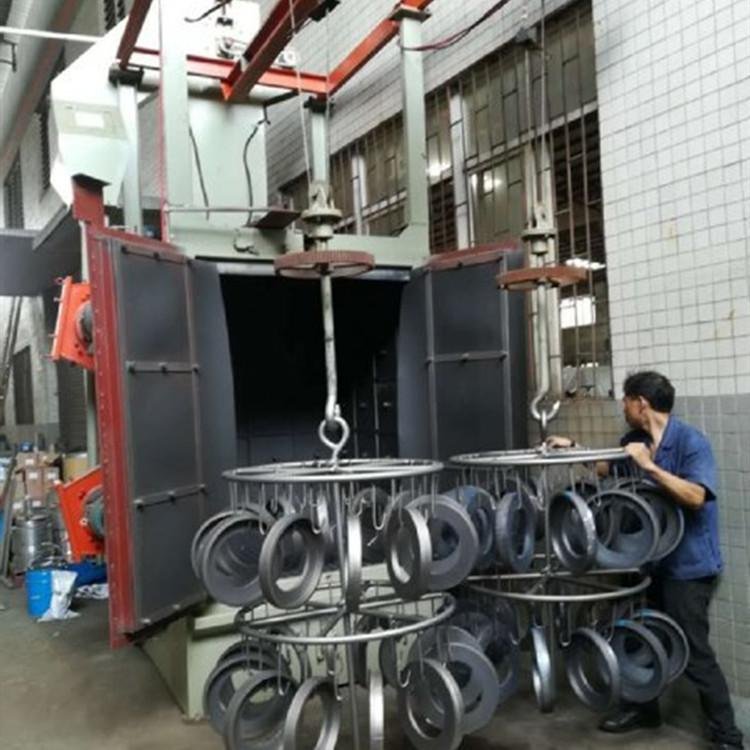 Lpg Gas Cylinder Hanging Chain Type Shot Blating Machine/overhead Conveyor Shot Blasting System