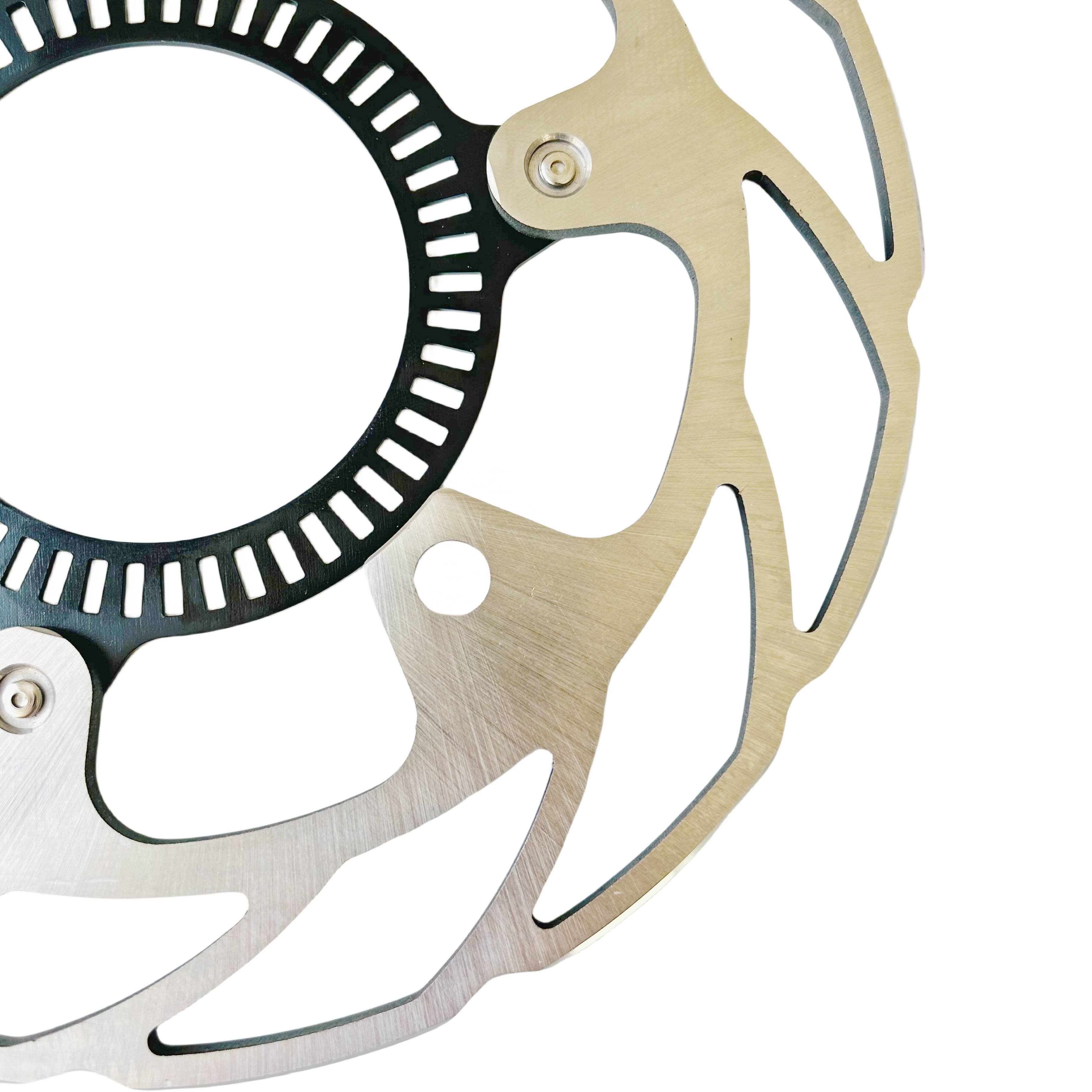 Custom 220mm Lightweight Motorcycle Rear Brake Rotor Disc with ABS for Kawasaki Ninja Z400 EX400 EX250 EX300