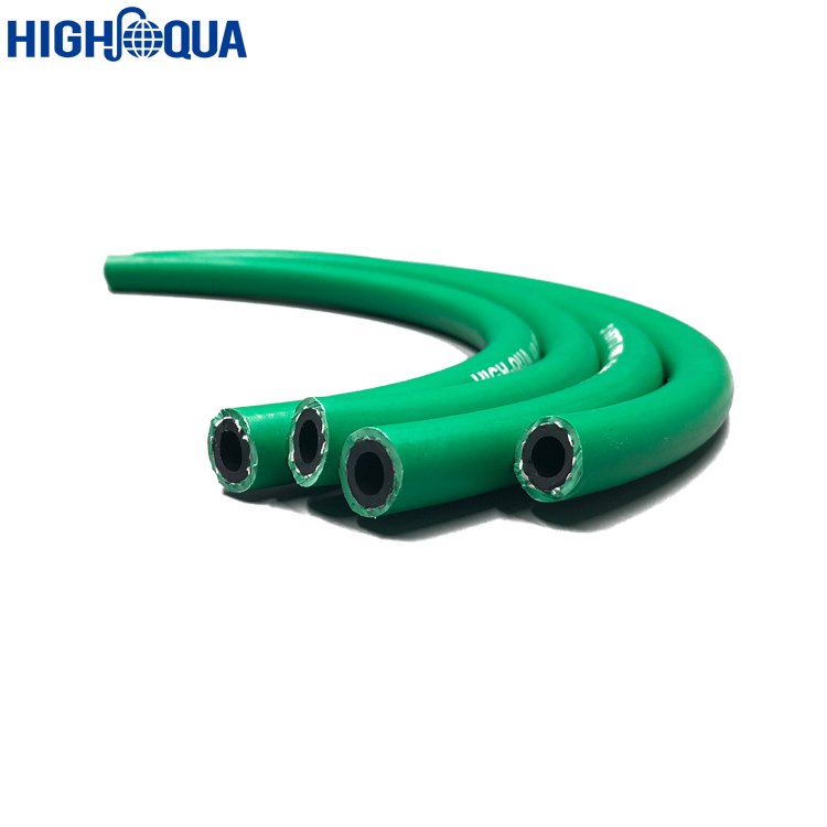 Multipurpose Industrial Red High Pressure 300psi Textile Braid Reinforcement Rubber Air Hose with Smooth Surface