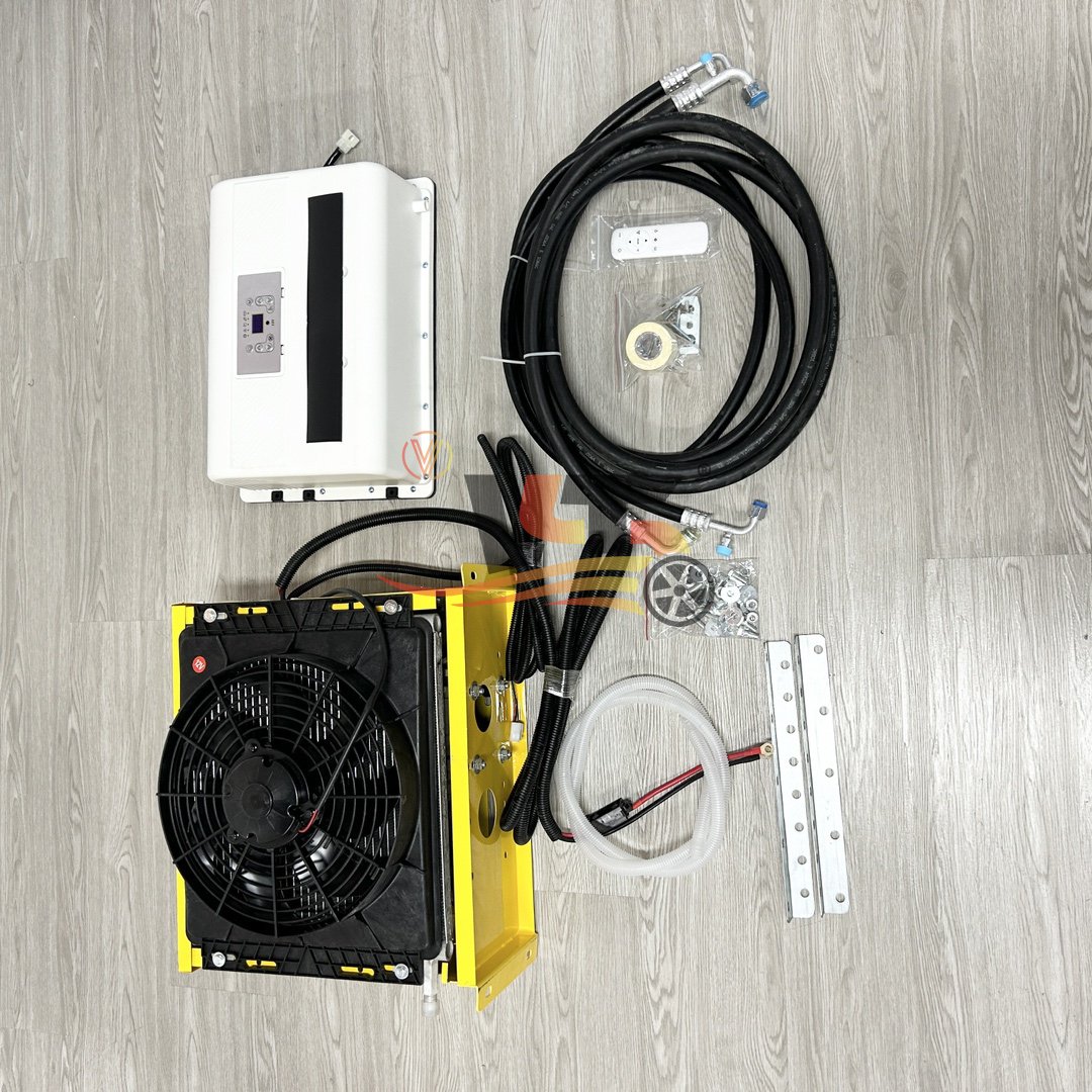 24V Factory Direct Sell Auto Accessories Universal Wholesale Electric Parking air Conditioning Portable 12V Split-Type Car