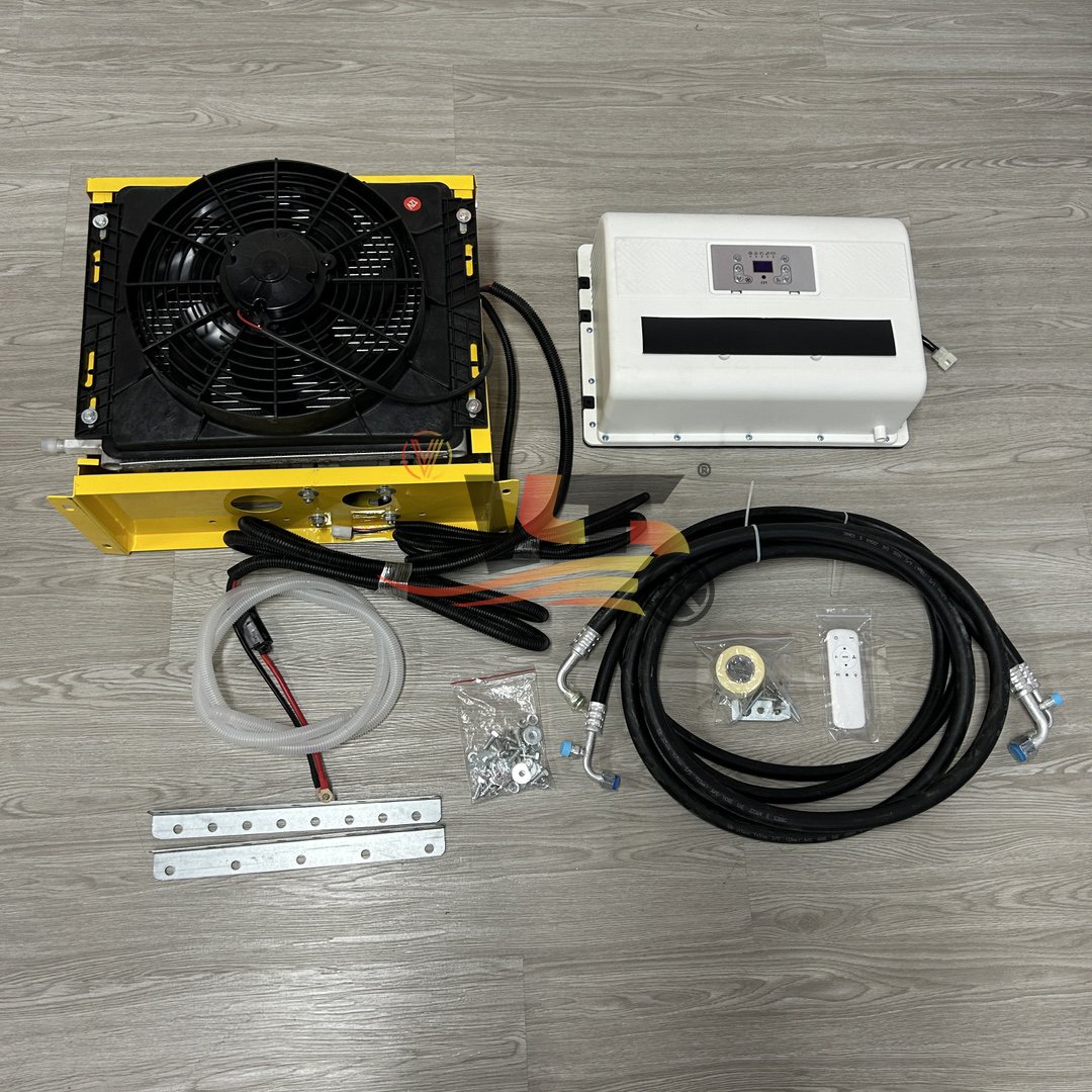 24V Factory Direct Sell Auto Accessories Universal Wholesale Electric Parking air Conditioning Portable 12V Split-Type Car
