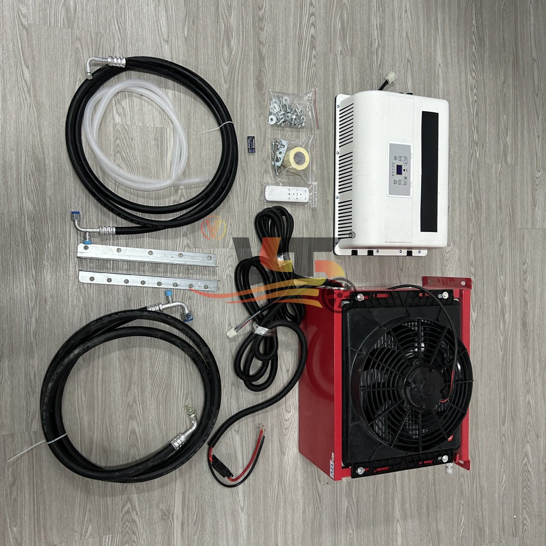 24V Factory Direct Sell Auto Accessories Universal Wholesale Electric Parking air Conditioning Portable 12V Split-Type Car