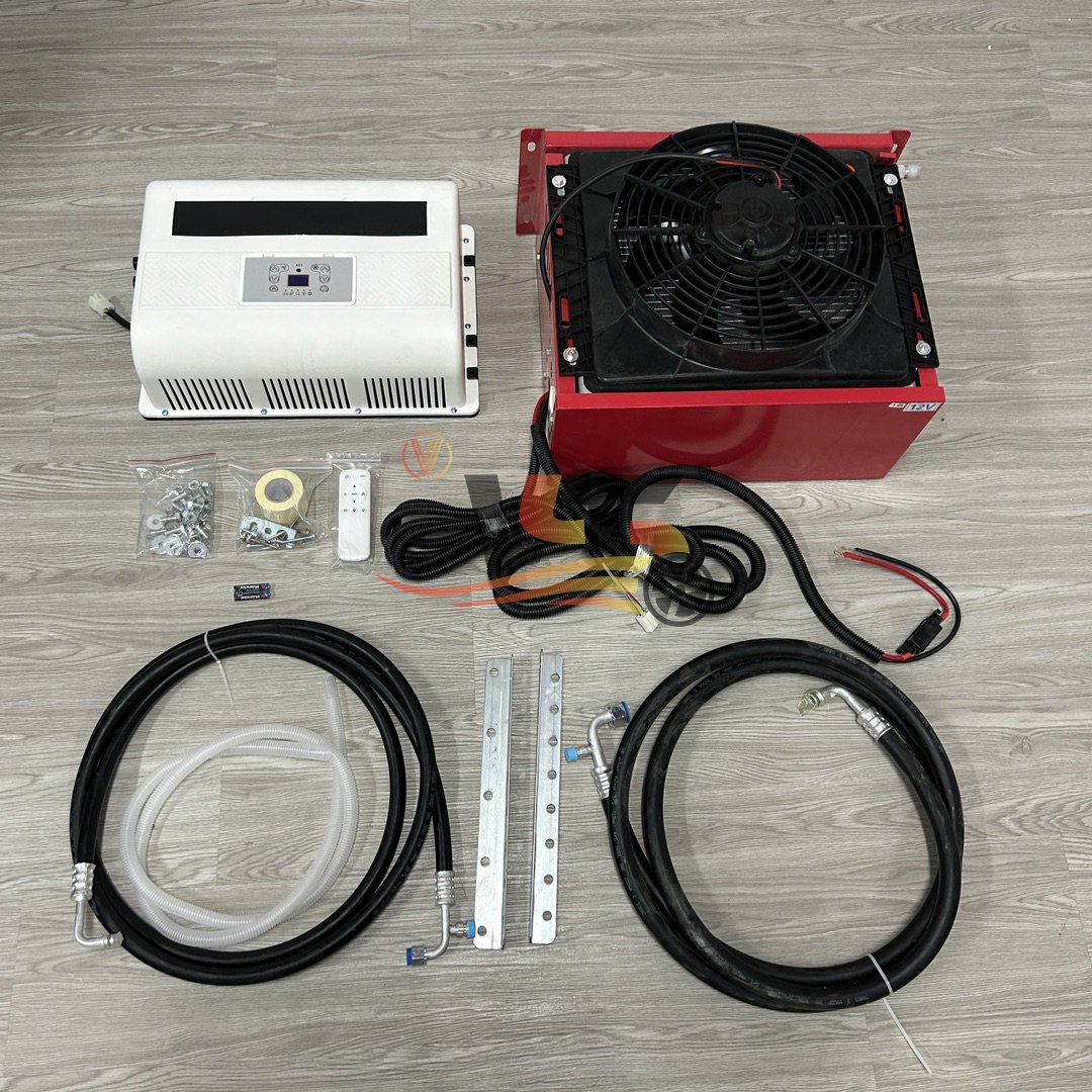 24V Factory Direct Sell Auto Accessories Universal Wholesale Electric Parking air Conditioning Portable 12V Split-Type Car