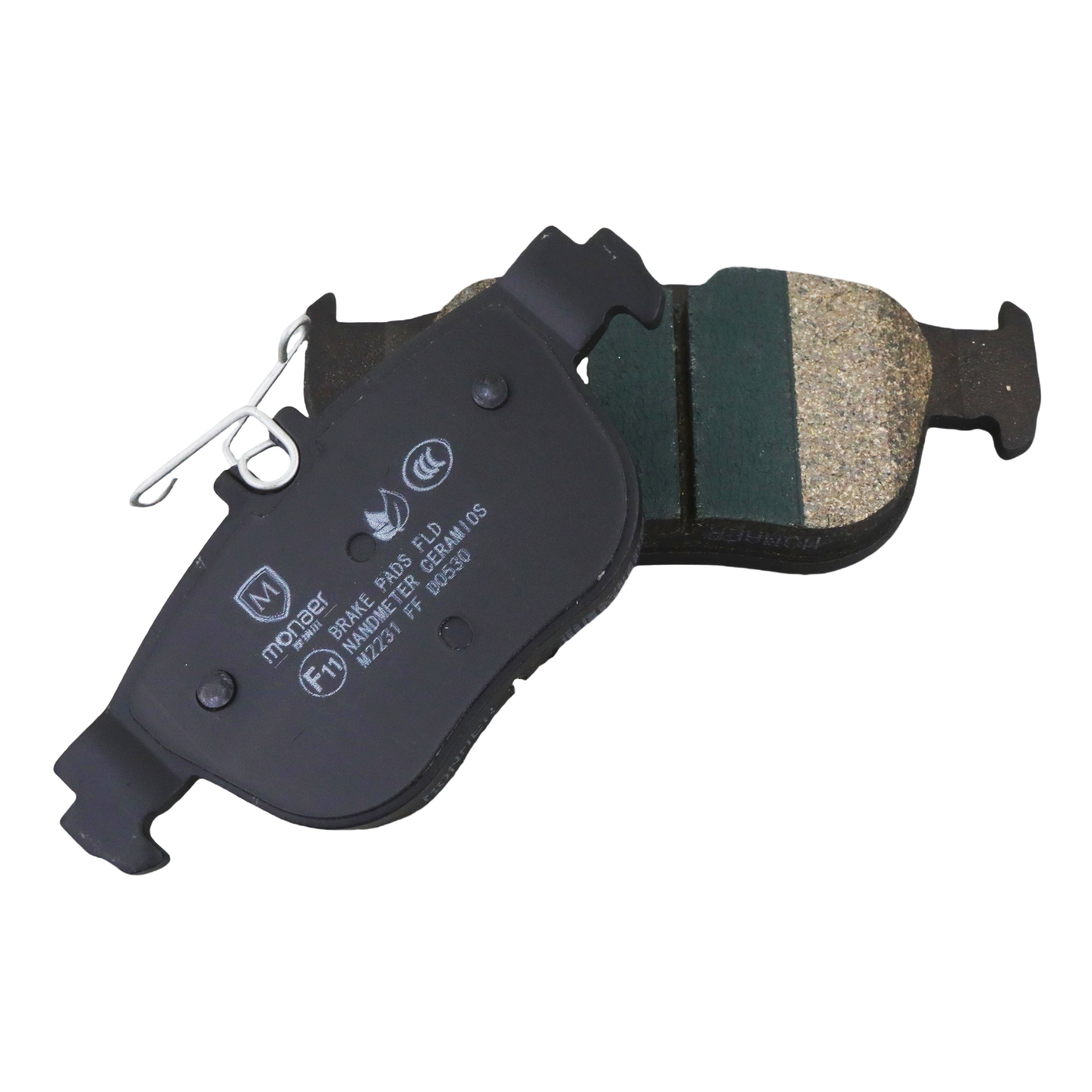 Monaer Brake Pads D2432 High Quality Ceramic Rear Axle Brake Pad for VOLKSWAGEN