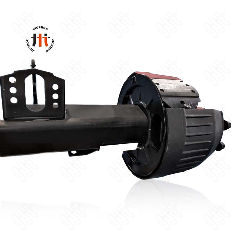 Factory Price German Bogie Suspension with German Axle German Type Trailer Axle for Semi Trailer Parts