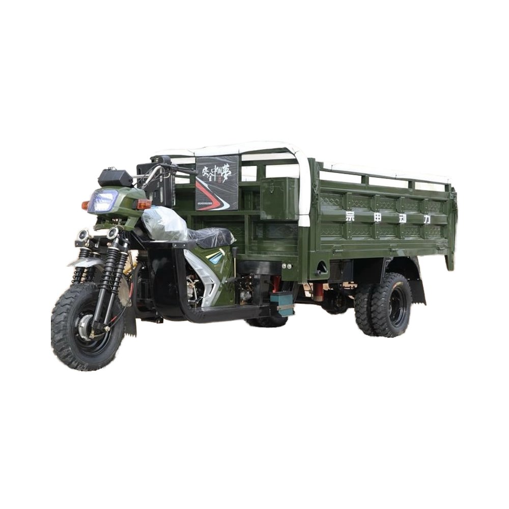 Three-Wheel Motorcycle Fuel Home Five-Wheel Dump Truck Heavy King Gasoline Agricultural Water-Cooled Vehicle New Custom