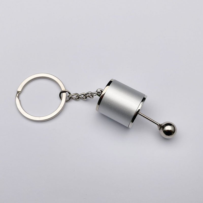 Creative Metal Keychain Turbo Gear Hub Brake Disc Shock Absorber Caliper Car Keychain Pendant Wholesale