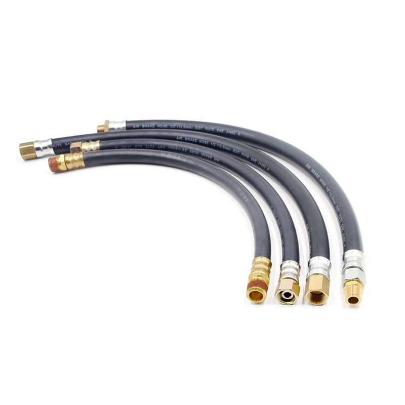 Air Brake Hose Assemblies 3/8" ID HOSE, 3/8" NPT Fittings, Both Ends Swivel Replace SLOAN# 453334