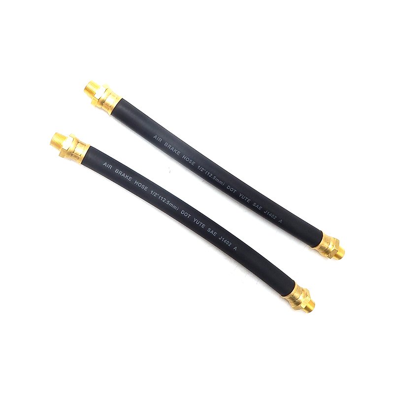 Air Brake Hose Assemblies 3/8" ID HOSE, 3/8" NPT Fittings, Both Ends Swivel Replace SLOAN# 453334