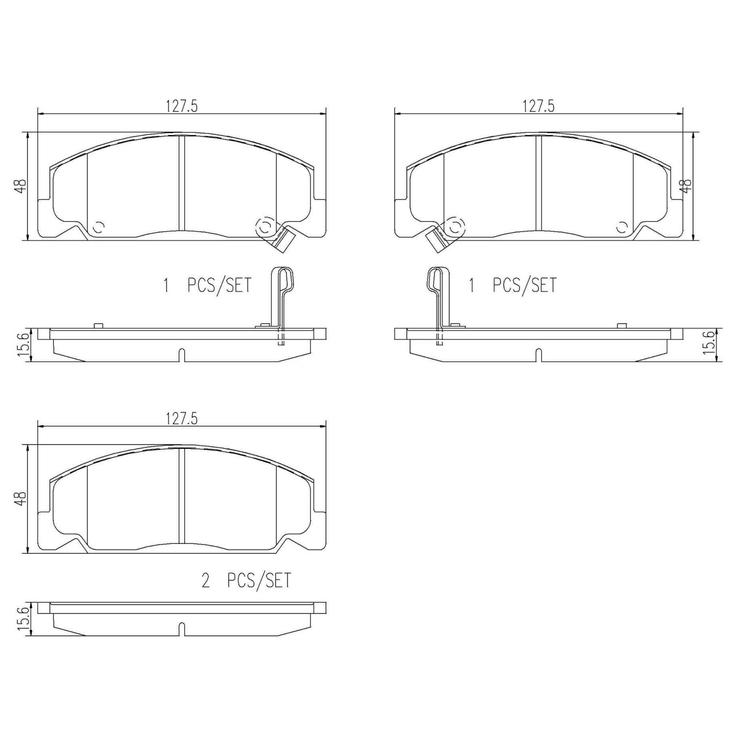 High Performance Factory Auto Parts Brake Pads (Pastillas De Freno) OEM Disc D560/D273/D474/wva 21330/21331 Is Front Axle Brake
