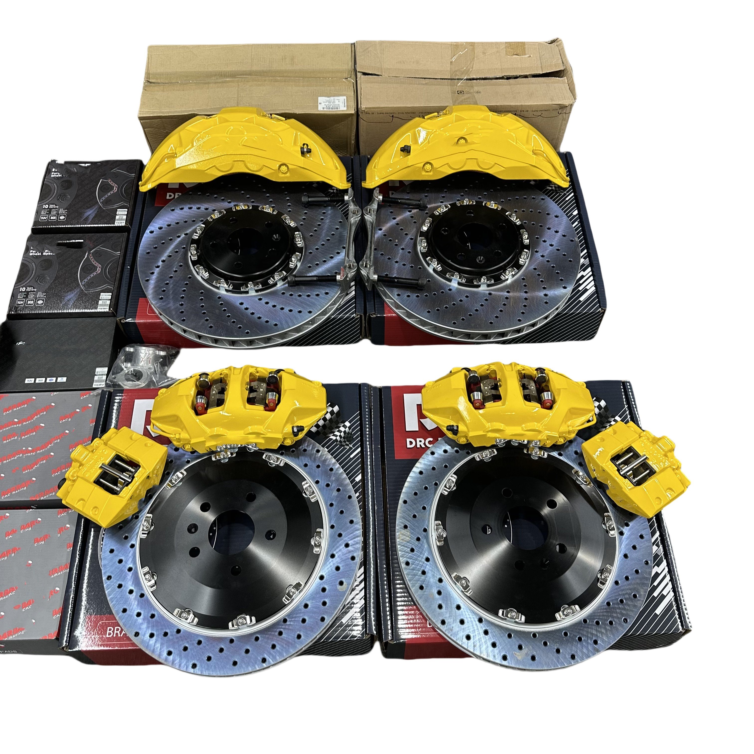 High Quality 10 Piston Brake Caliper Kits Front Wheel Big Brake Kit for BMW Toyota Audi Honda