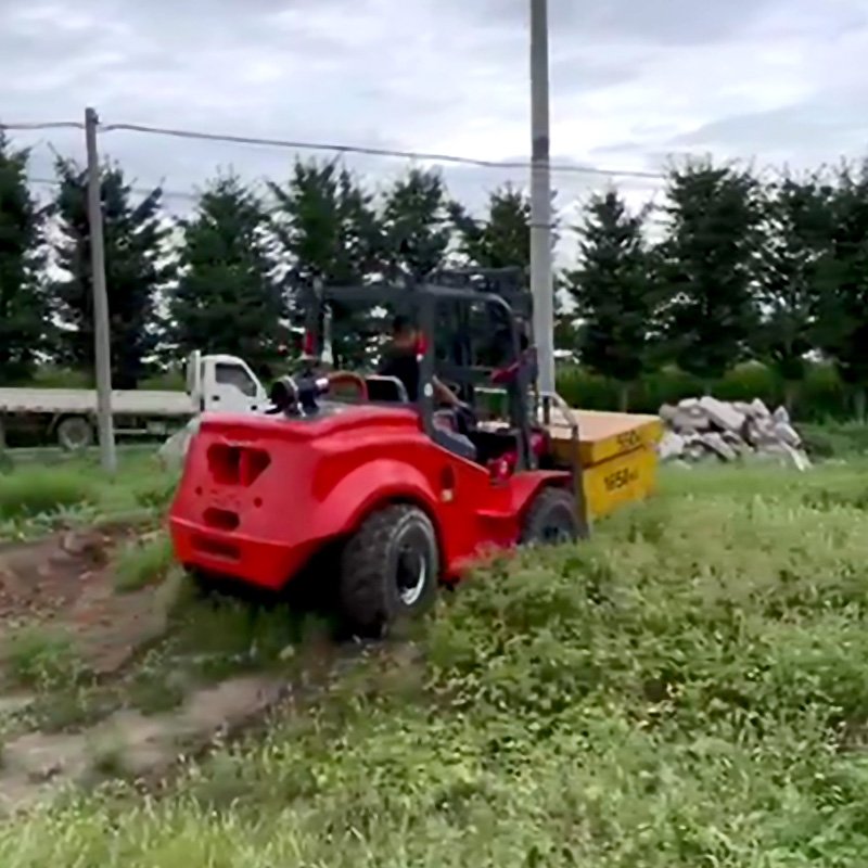 Higher Cost Performance Diesel Rough Terrain Forklift 4x4 Articulated Offroad Forklift
