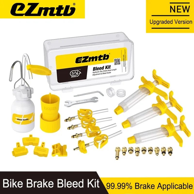 Ezmtb 2022 STD Bicycle Hydraulic Disc Brake Oil Bleed Kit Tools for SHIMANO/MAGURA/Avid/Campagnolo MTB Road Bike Brake