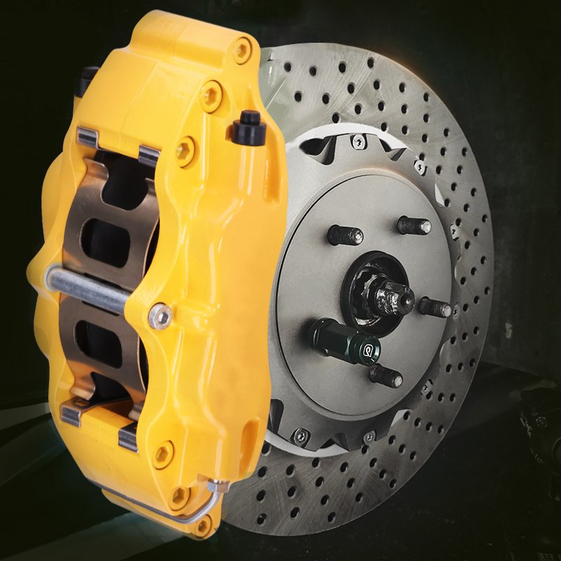 High Quality Car Parts 5200 Factory Sale 4 Piston Front Rear Brake Caliper Upgrade Kit for Honda Civic Nissan Golf 7