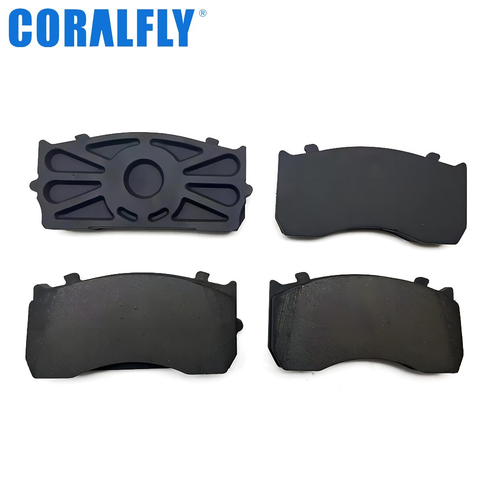 CORALFLY Truck Brake Pads OEM WVA29087 29162 29125 29246 29049 29165 29171 29088 29095 29115 29174 for Actros TGA CF75/85/95