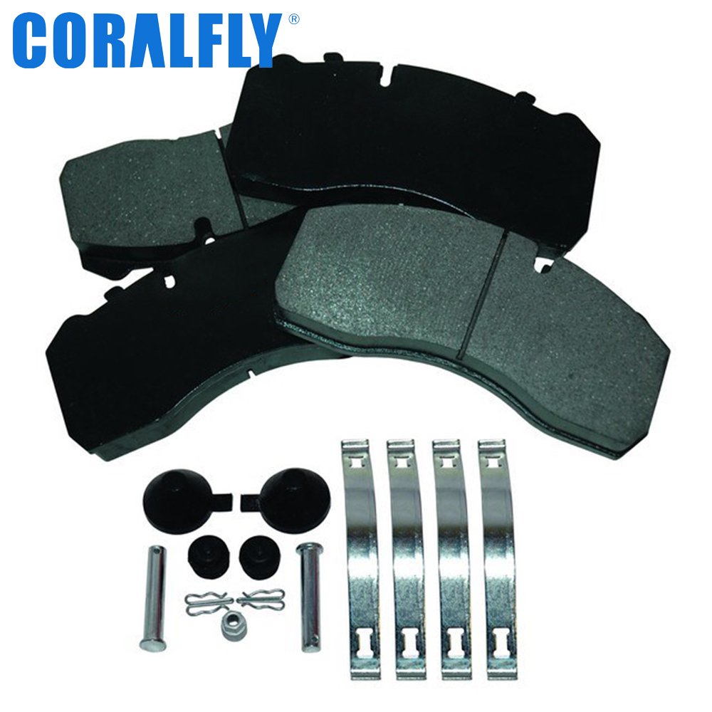 CORALFLY Truck Brake Pads OEM WVA29087 29162 29125 29246 29049 29165 29171 29088 29095 29115 29174 for Actros TGA CF75/85/95