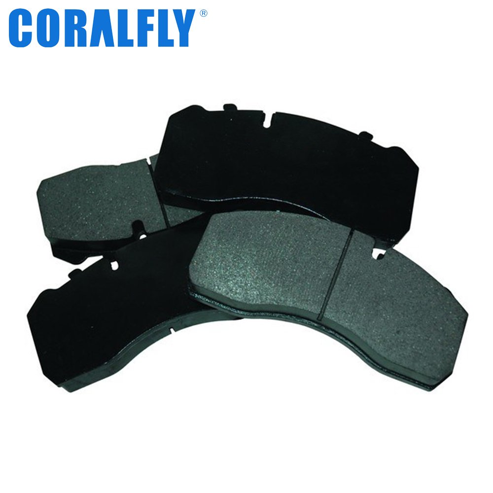 CORALFLY Truck Brake Pads OEM WVA29087 29162 29125 29246 29049 29165 29171 29088 29095 29115 29174 for Actros TGA CF75/85/95