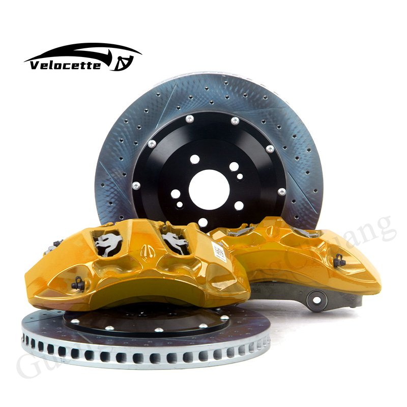Universal Modified Racing Brake Caliper 6 Pot 8N Big Brake Calipers Set Brake Kit with 355-370mm Rotor for bmw E36 F30 E90 E39