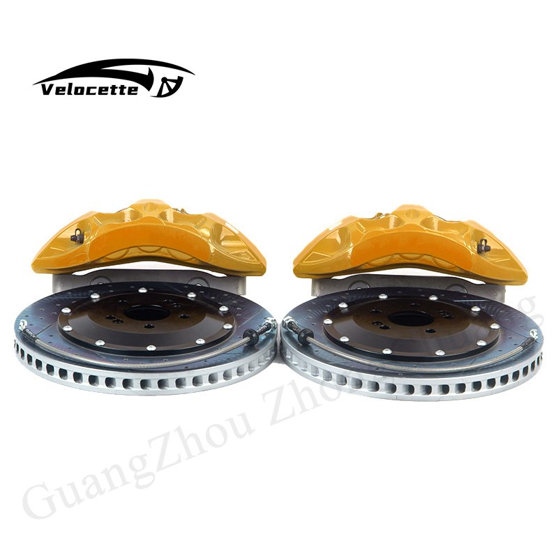 Universal Modified Racing Brake Caliper 6 Pot 8N Big Brake Calipers Set Brake Kit with 355-370mm Rotor for bmw E36 F30 E90 E39