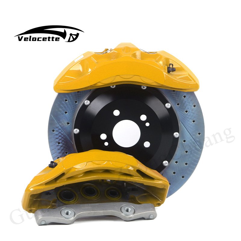 Universal Modified Racing Brake Caliper 6 Pot 8N Big Brake Calipers Set Brake Kit with 355-370mm Rotor for bmw E36 F30 E90 E39