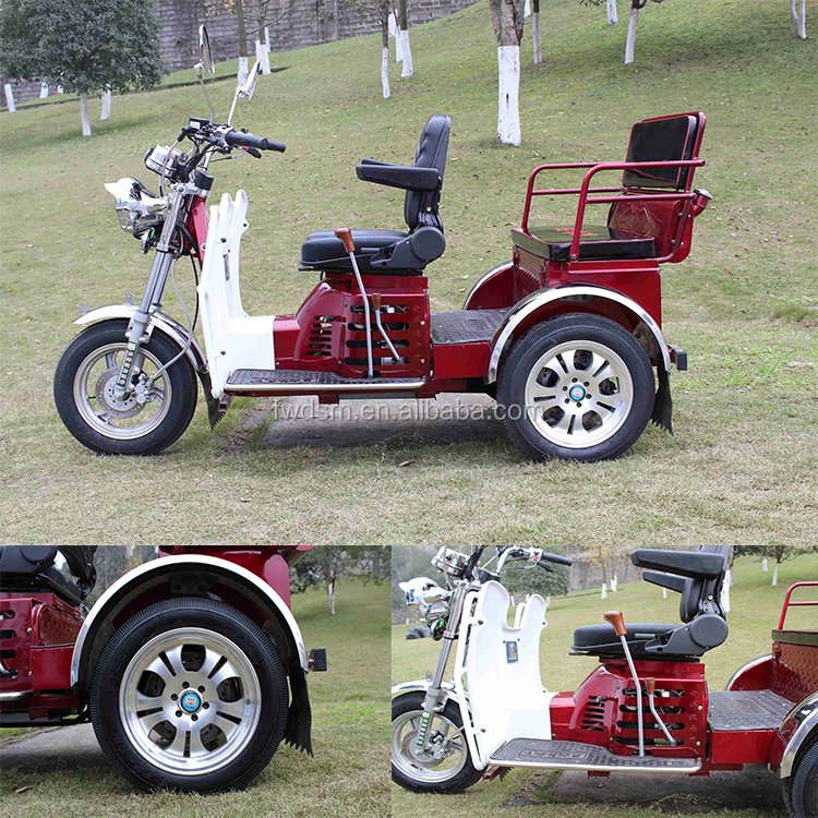 110CC Zongshen Auto-clutch Engine Handicapped Tricycle for Sale