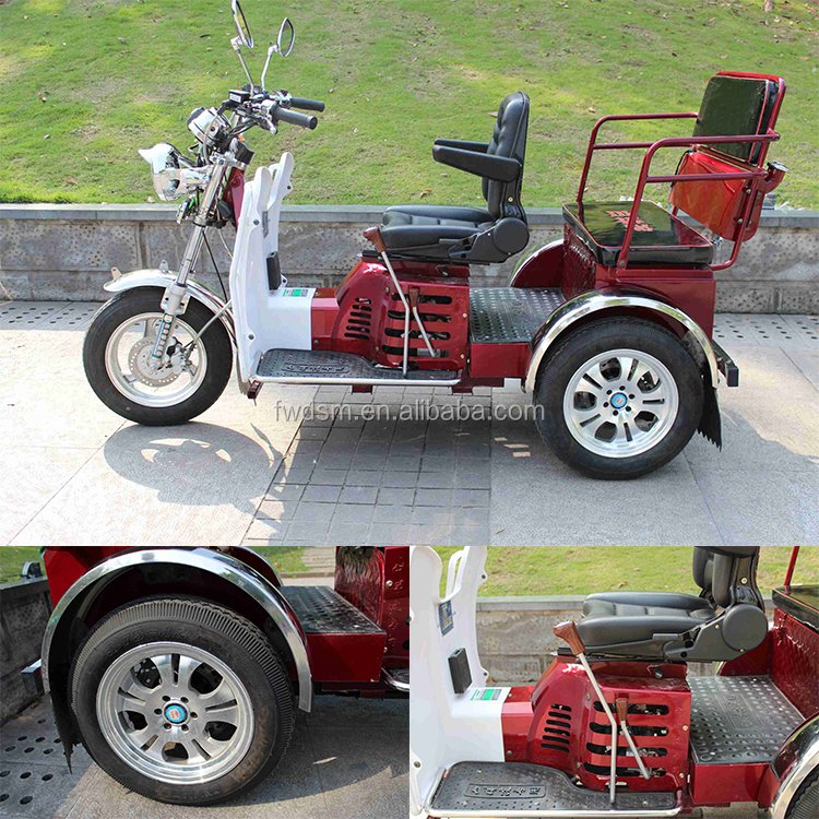 110CC Zongshen Auto-clutch Engine Handicapped Tricycle for Sale