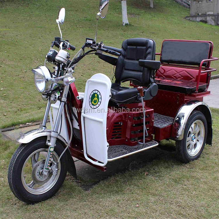 110CC Zongshen Auto-clutch Engine Handicapped Tricycle for Sale