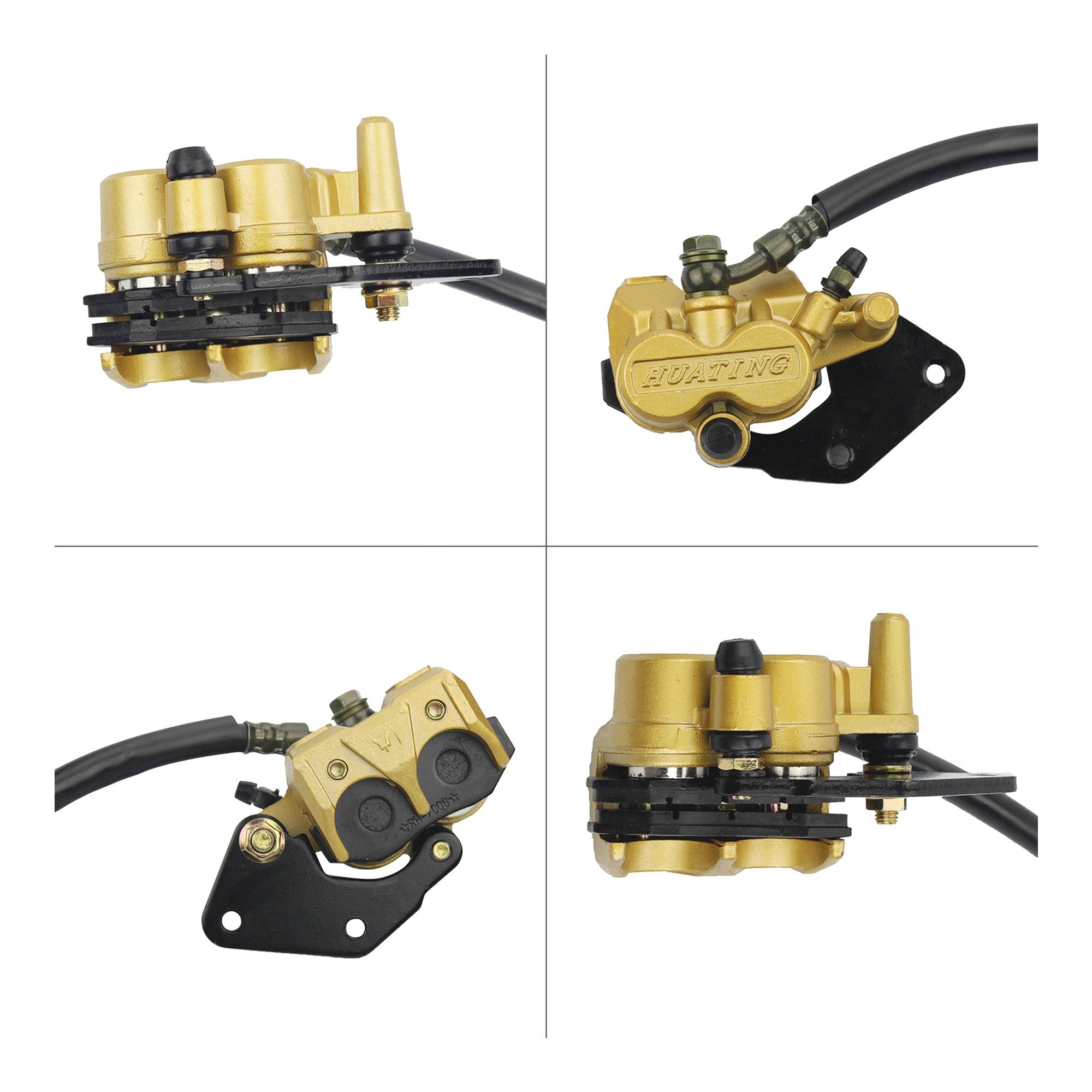 GOOFIT Rear Foot Disc Brake Master Cylinder Assembly With Brake Pads Replacement for 50cc 70cc 90cc 110cc 125cc ATV Dirt Bike