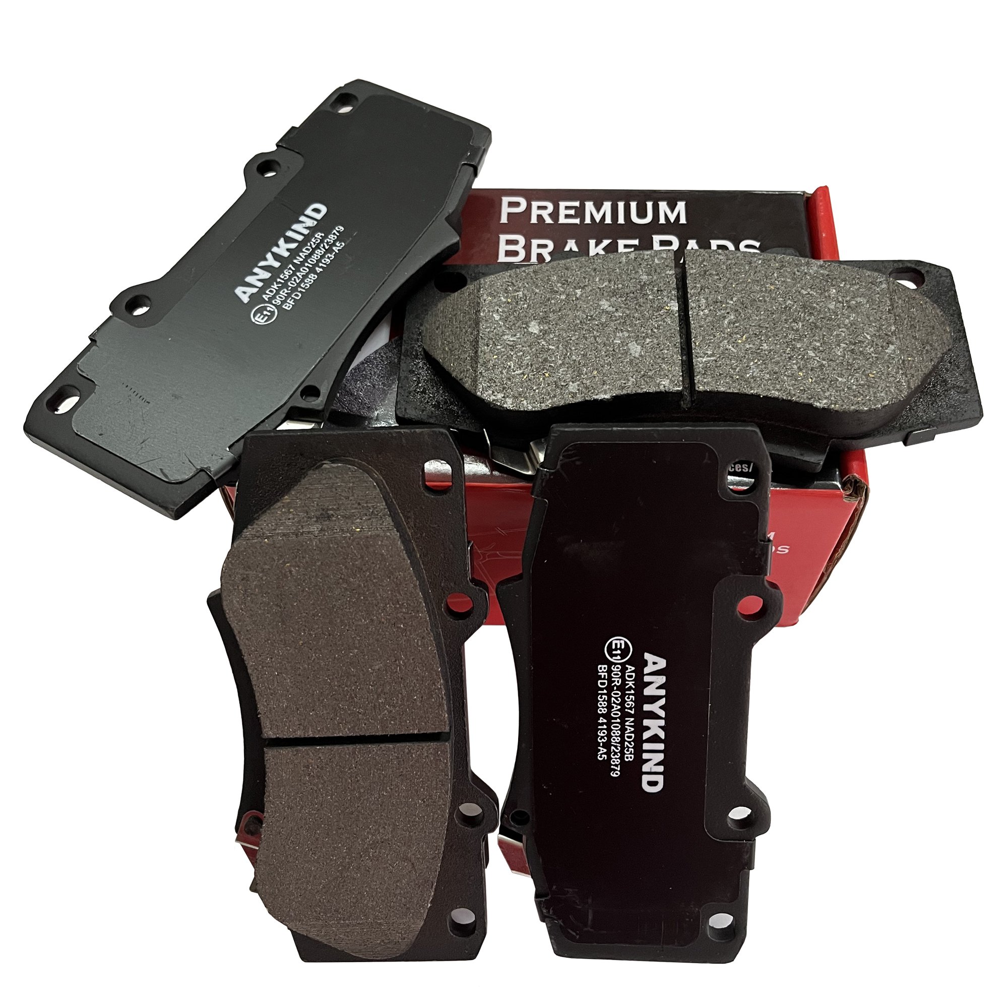 D1567-8776 Front Brake Pads for Toyota Fortuner KUN60/Land Cruiser RJ77/HiLux LAN125