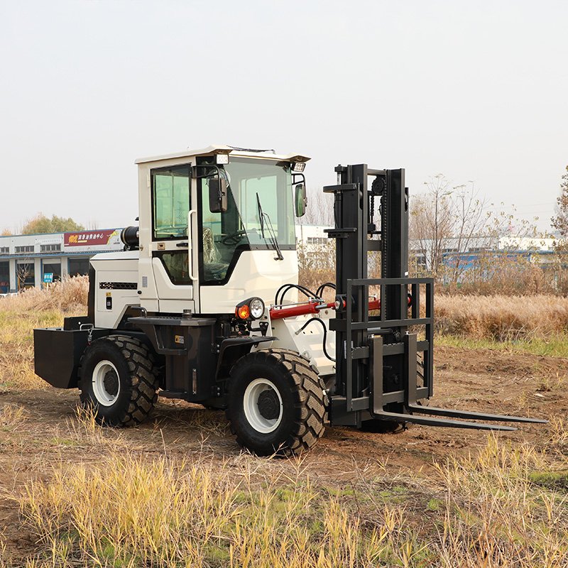 Free Shipping Euro 5 EPA Articulated off Road diesel Forklift 6t 5t 4t All Four Wheel Drive 3ton 3.5ton Rough Terrain Forklift