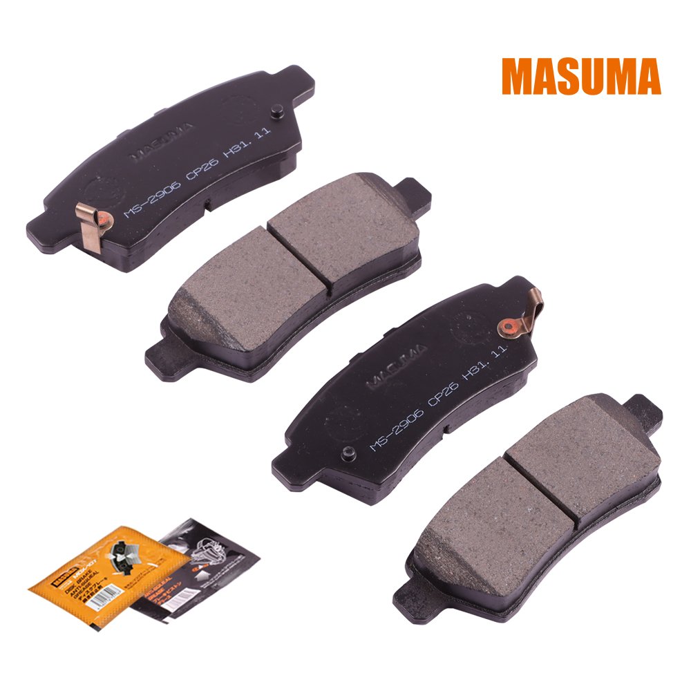 MS-2906 MASUMA Auto Brake System Front and Rear Ultra Premium Brake Pads 44060-EB325 D4060-EB300 for NISSAN PATHFINDER