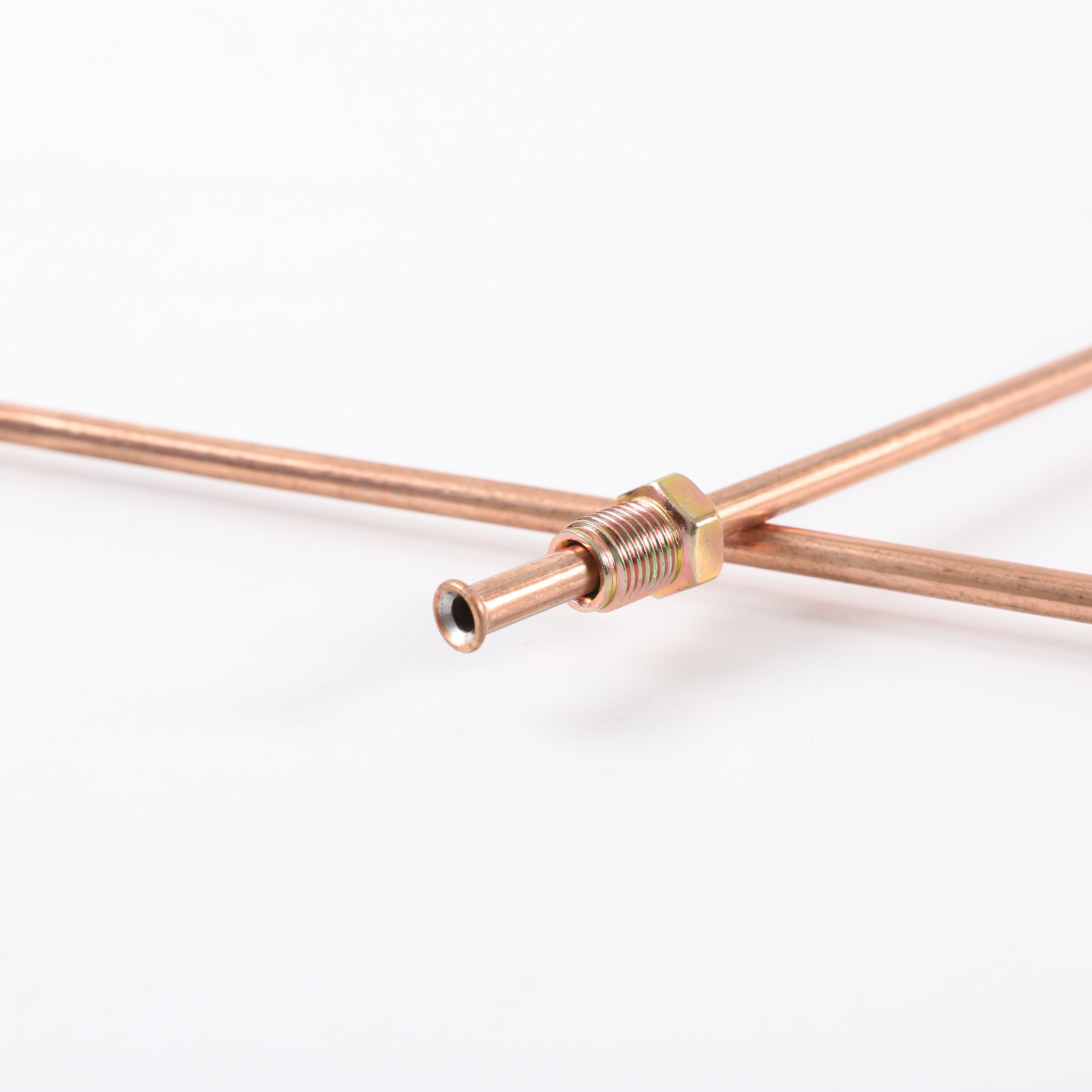 Automobile 4.76 Copper-plated Brake Oil Pipe 5mm Oil Delivery Finished Pipe