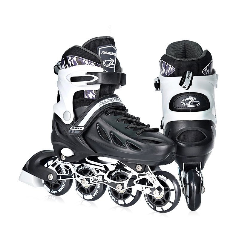 Hot Sale Fashion Adjustable Light up 82A PU Wheels Detachable Rubber TPR Brake Patines Inline Skate Shoes