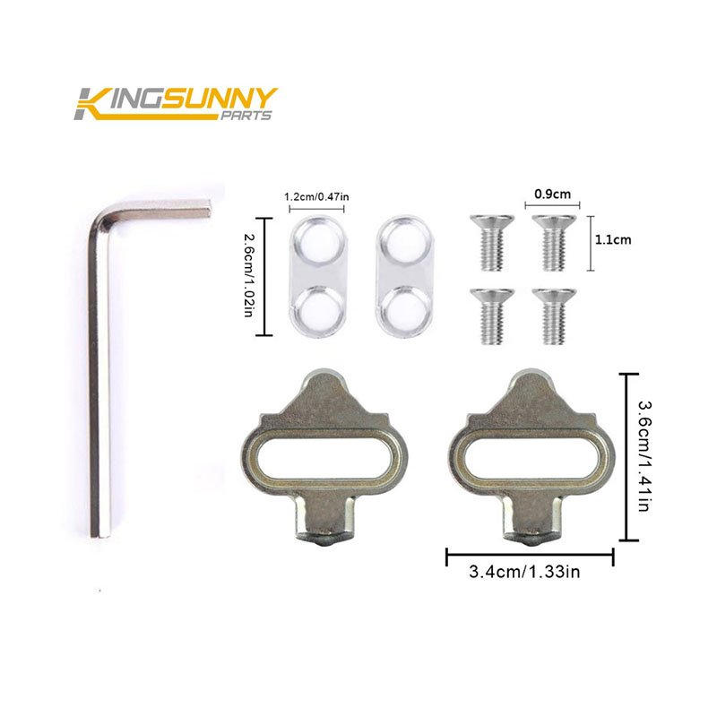 Cleats Rotated Road Cycling Bike Brake Shoes Cycling Shoe Splint for SPD System Mountain Men's Bike Bicycle Off Road Cleats